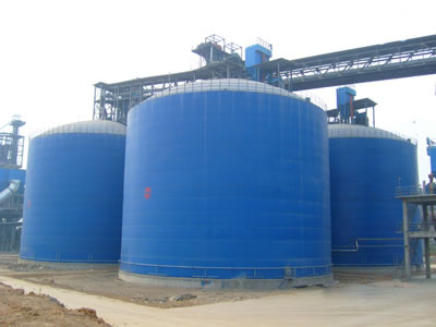 林西水泥钢板库改造